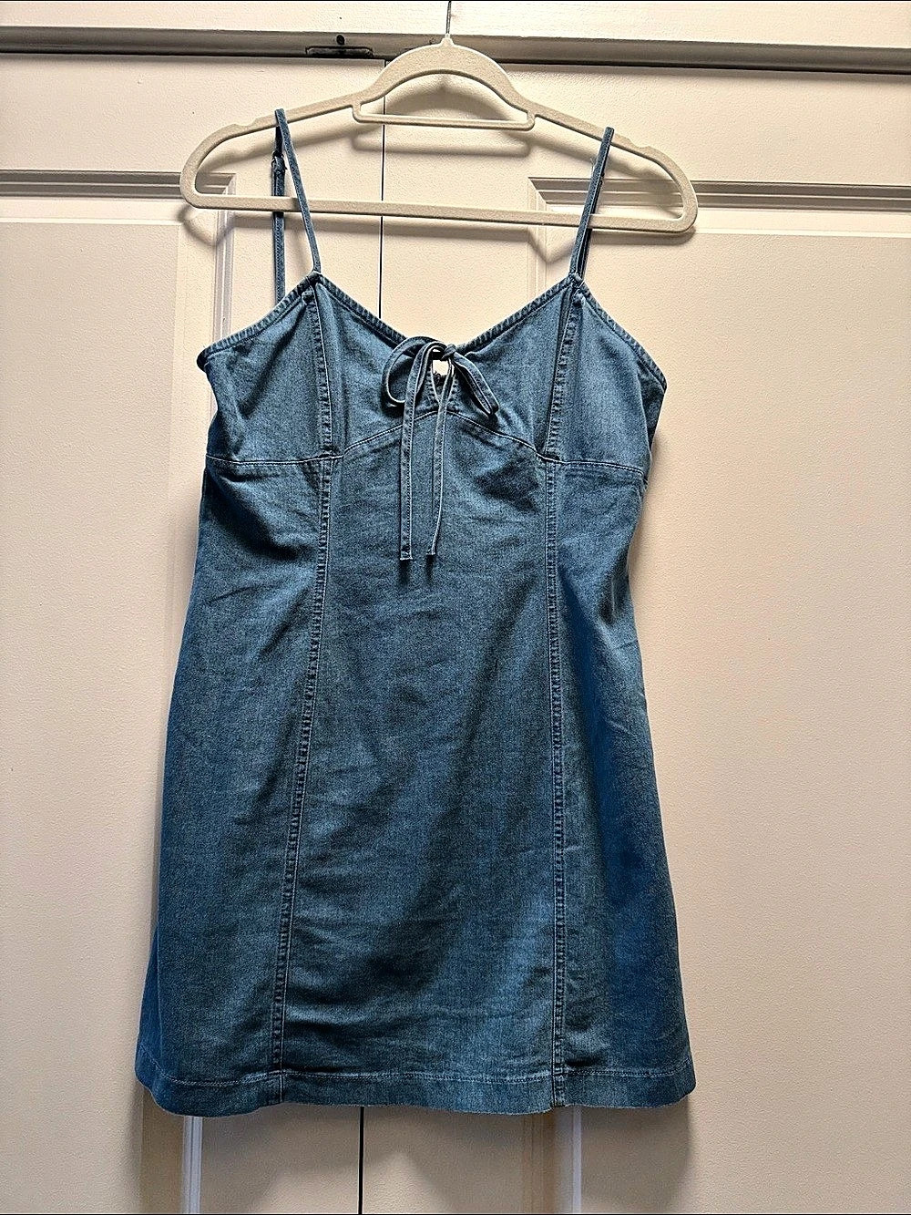 Altar'd State Denim Mini Dress Size Large Like New